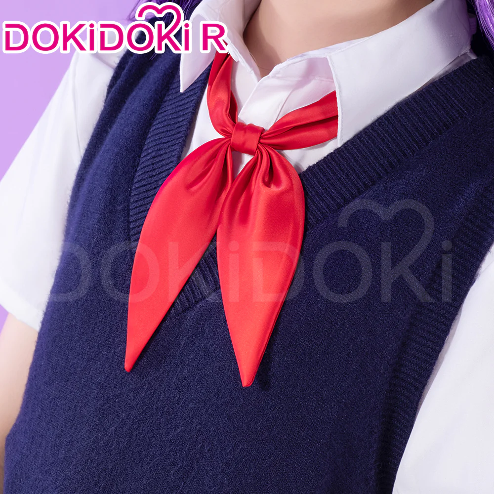 【Partially Ready For Ship】【Size S-3XL】【Last Batch】DokiDoki-R Game Cosplay Costume JK Suit Cute Pink Skirt - Image 3
