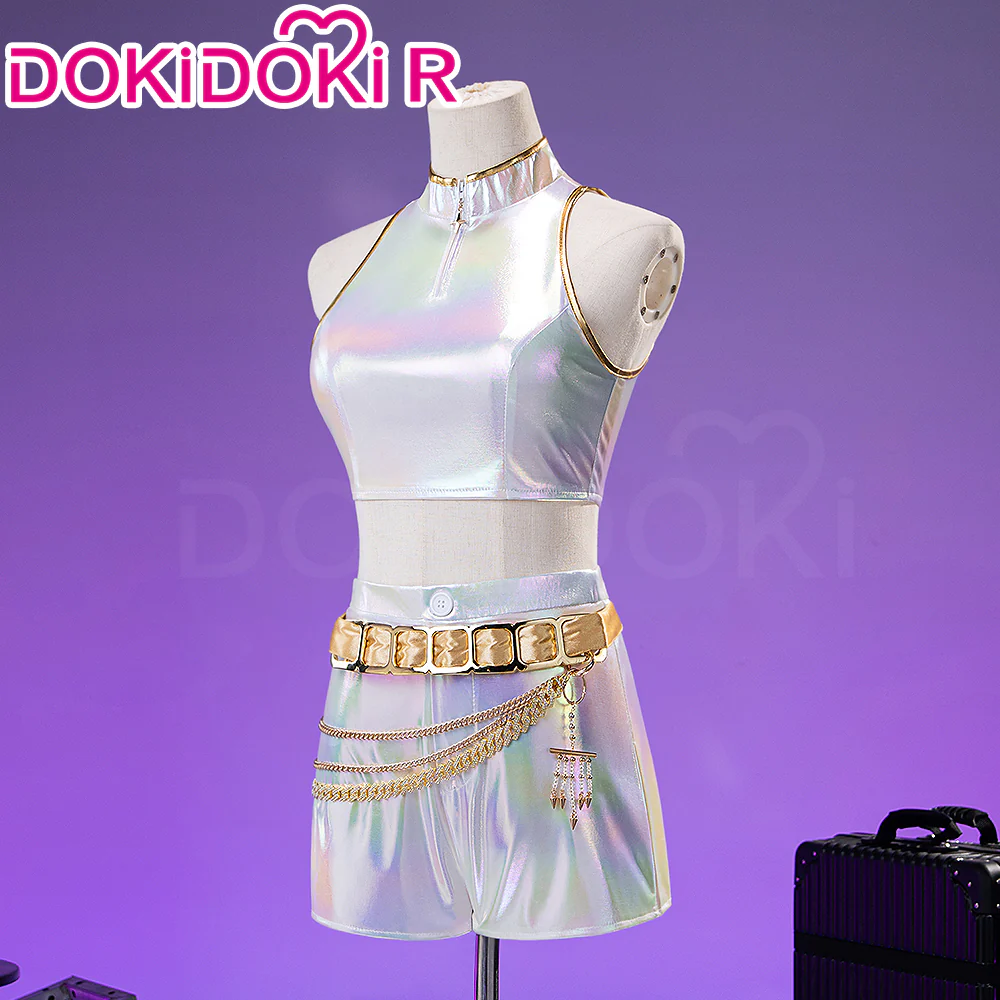 【US LOCAL SHIPPING 】【Size XS-3XL】DokiDoki-R Movie Anime KPOP KILLER Costume WHITE SERIES - Image 10