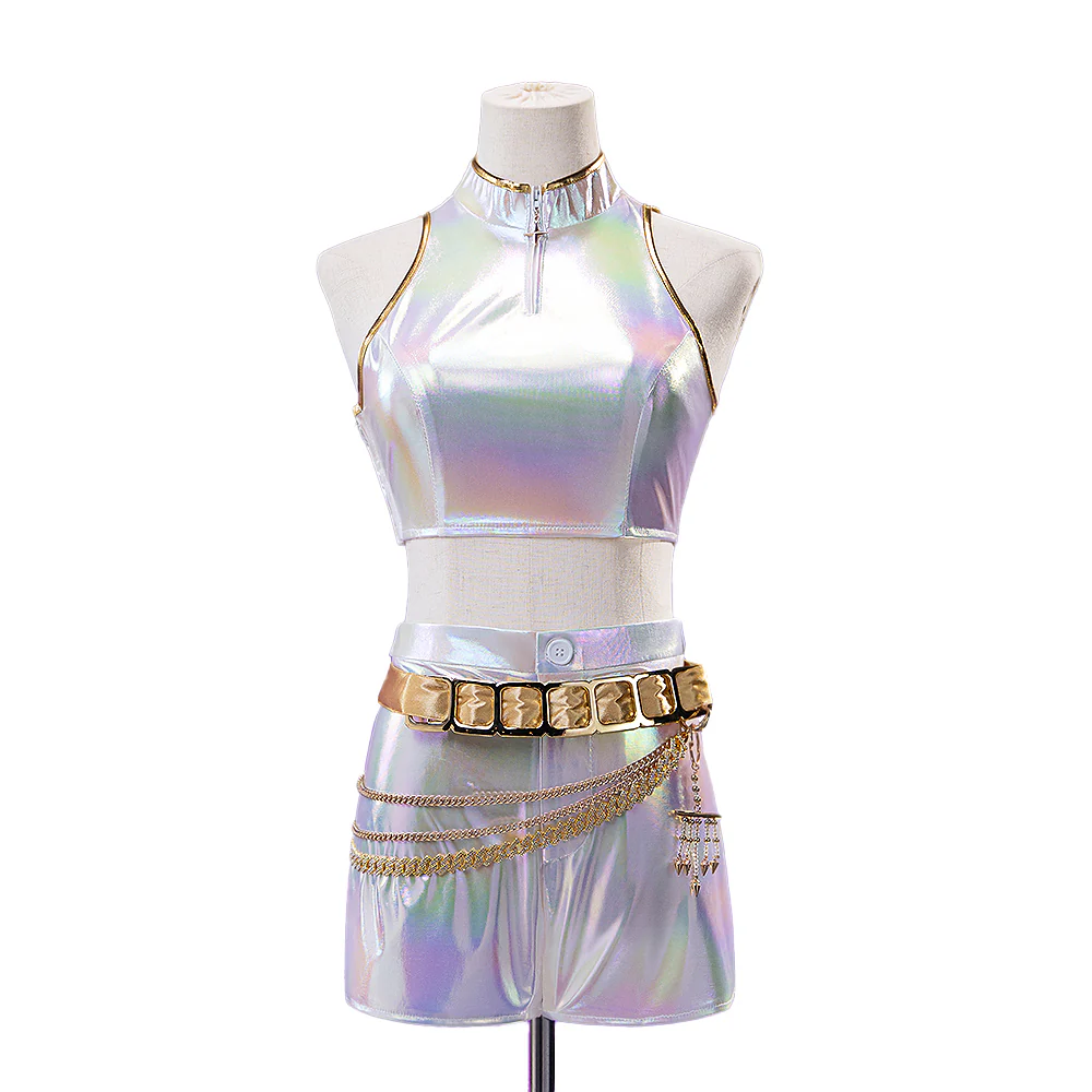 【US LOCAL SHIPPING 】【Size XS-3XL】DokiDoki-R Movie Anime KPOP KILLER Costume WHITE SERIES - Image 11