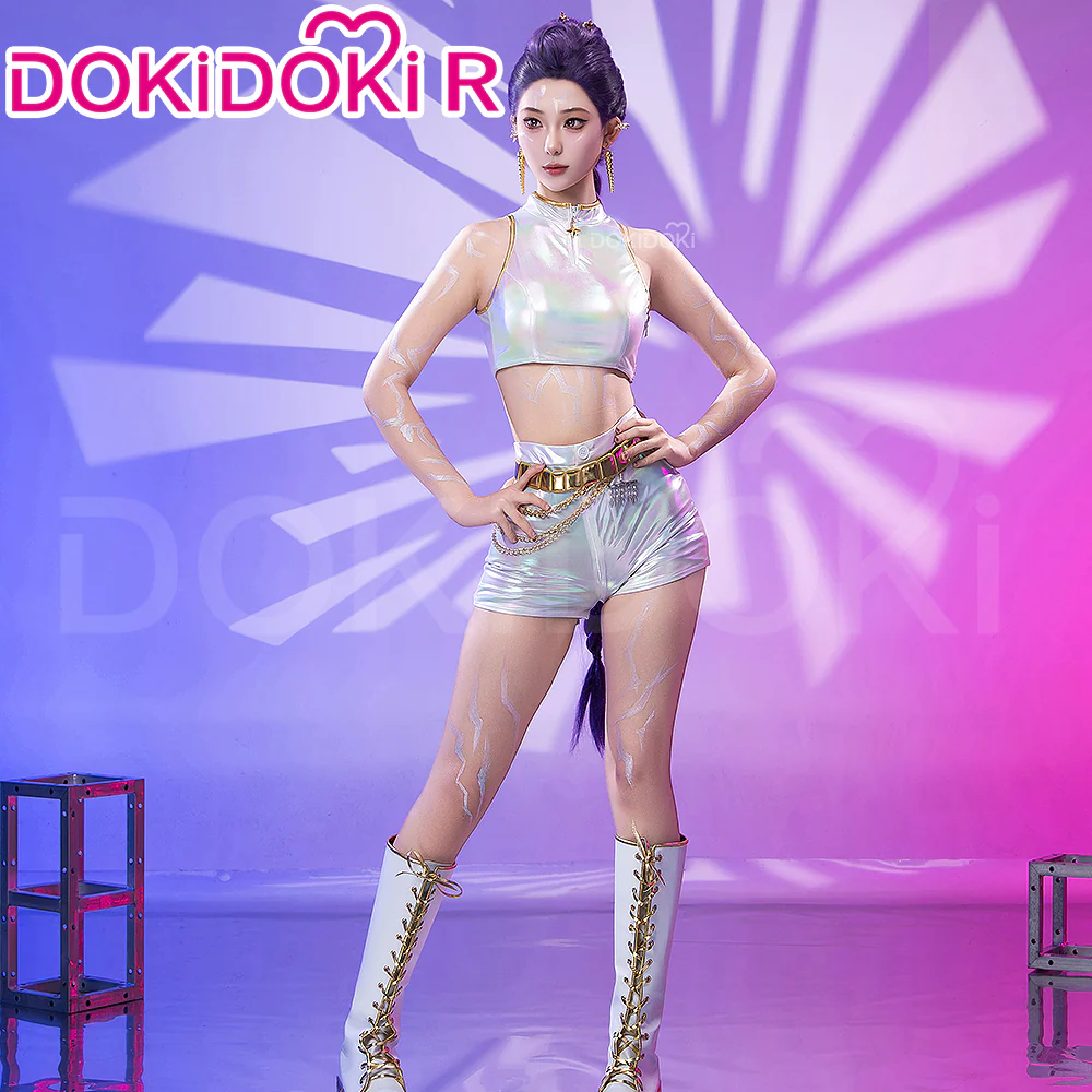 【US LOCAL SHIPPING 】【Size XS-3XL】DokiDoki-R Movie Anime KPOP KILLER Costume WHITE SERIES - Image 4