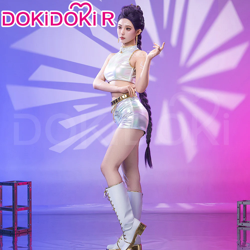 【US LOCAL SHIPPING 】【Size XS-3XL】DokiDoki-R Movie Anime KPOP KILLER Costume WHITE SERIES - Image 5