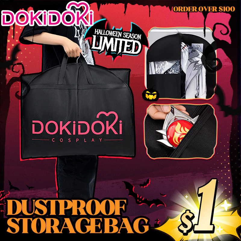 DokiDoki Gold / Silver / Black Dustproof Storage Bag Cosplay / Costume Accessory - Image 5