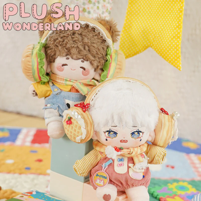 【Consignment Sales】PLUSH WONDERLAND Hamburgers / Muffins Earmuffs Scarf Plushie 20CM Cute - Image 2