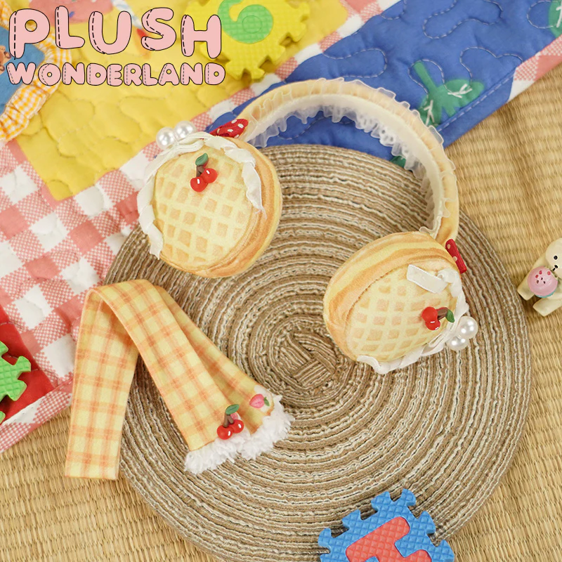 【Consignment Sales】PLUSH WONDERLAND Hamburgers / Muffins Earmuffs Scarf Plushie 20CM Cute - Image 5