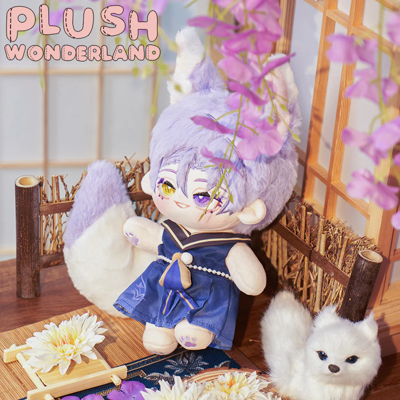 【Consignment Sales】PLUSH WONDERLAND Little Purple Fox Cotton Doll Plushie 20CM FANMADE - Image 5