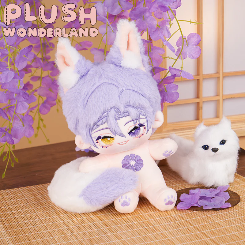【Consignment Sales】PLUSH WONDERLAND Little Purple Fox Cotton Doll Plushie 20CM FANMADE - Image 7