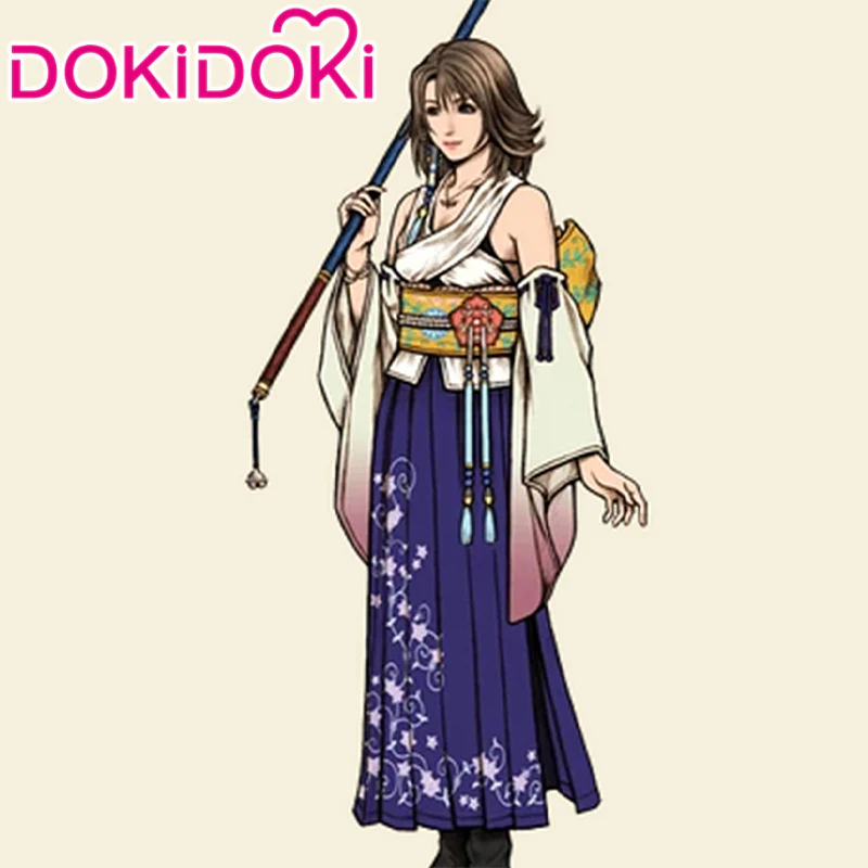 【POLL】$5 Deposit =$10 Coupon DokiDoki Game Cosplay Costume Kimono Purple Dress - Image 3