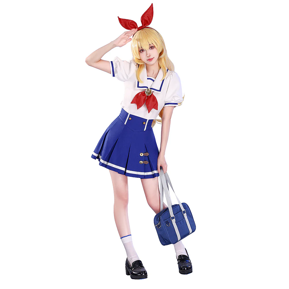 DokiDoki-SR Anime Aikatsu! Idol Activity Cosplay Hoshimiya Ichigo Costume Summer Uniform - Image 6