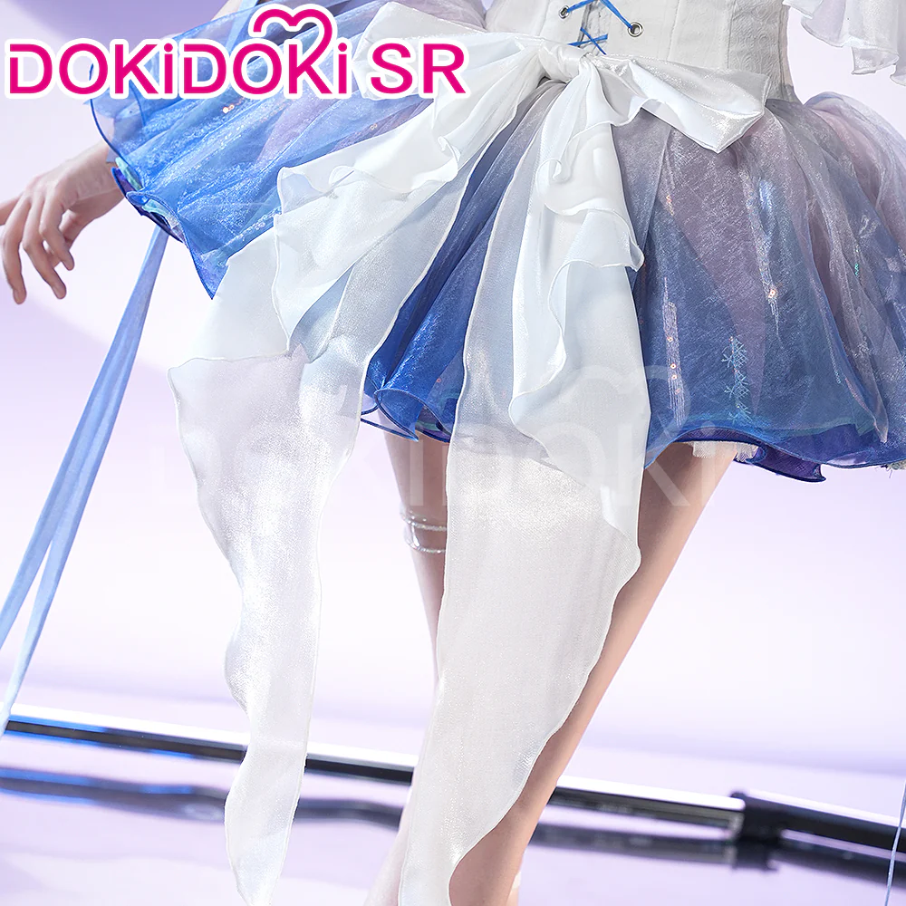 【LAST BATCH】DokiDoki-SR Game Genshin Cosplay Ganyu Costume Moonlight Dreams Doujin Ballet Dress gan yu - Image 6