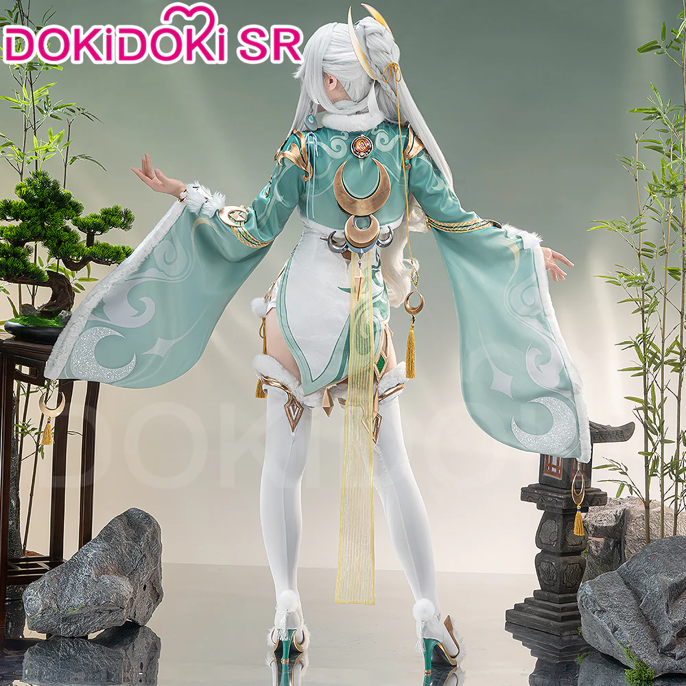 【Size S-3XL】DokiDoki-SR Game Genshin Impact Cosplay Zi Bai Costume White Horse Adeptus Zibai Luna IV - Image 3