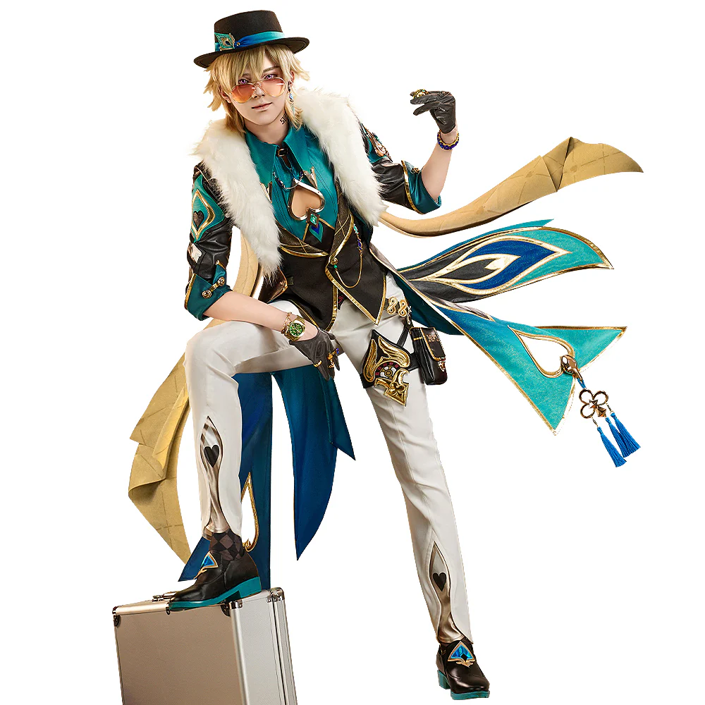 【Ready For Ship】DokiDoki-SR Game Honkai: Star Rail Cosplay Aventurine Costume Shajin - Image 5
