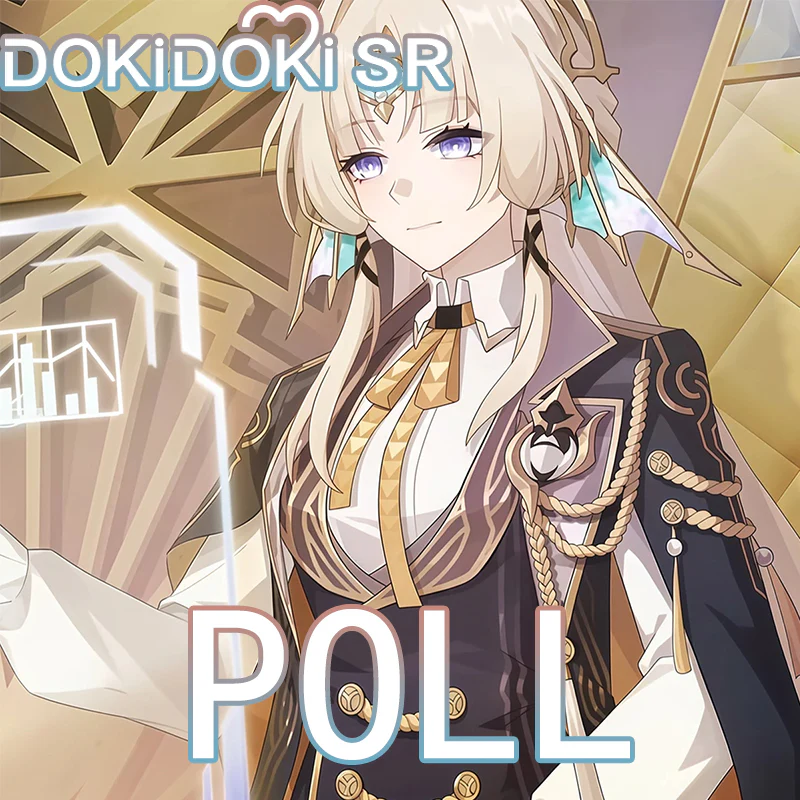 【POLL】$5 Deposit =$10 Coupon DokiDoki-SR Game Honkai: Star Rail Cosplay Pearl Suit Costume