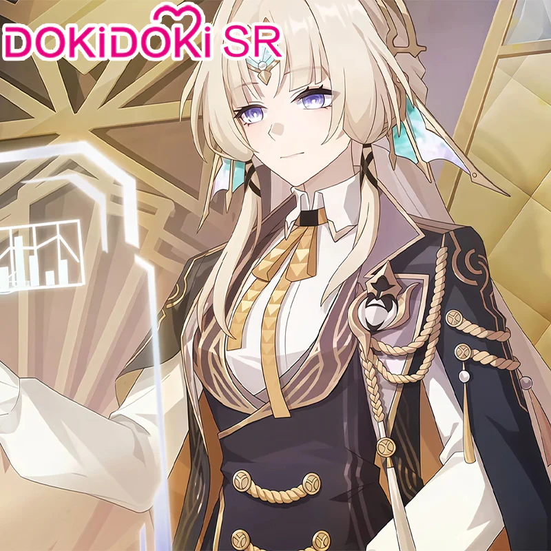 【POLL】$5 Deposit =$10 Coupon DokiDoki-SR Game Honkai: Star Rail Cosplay Pearl Suit Costume - Image 3