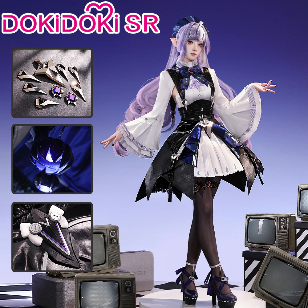 【Ready For Ship】【Glowing】DokiDoki-SR Game Zenless Zone Zero Cosplay Vivian Costume Vampire Girl ZZZ