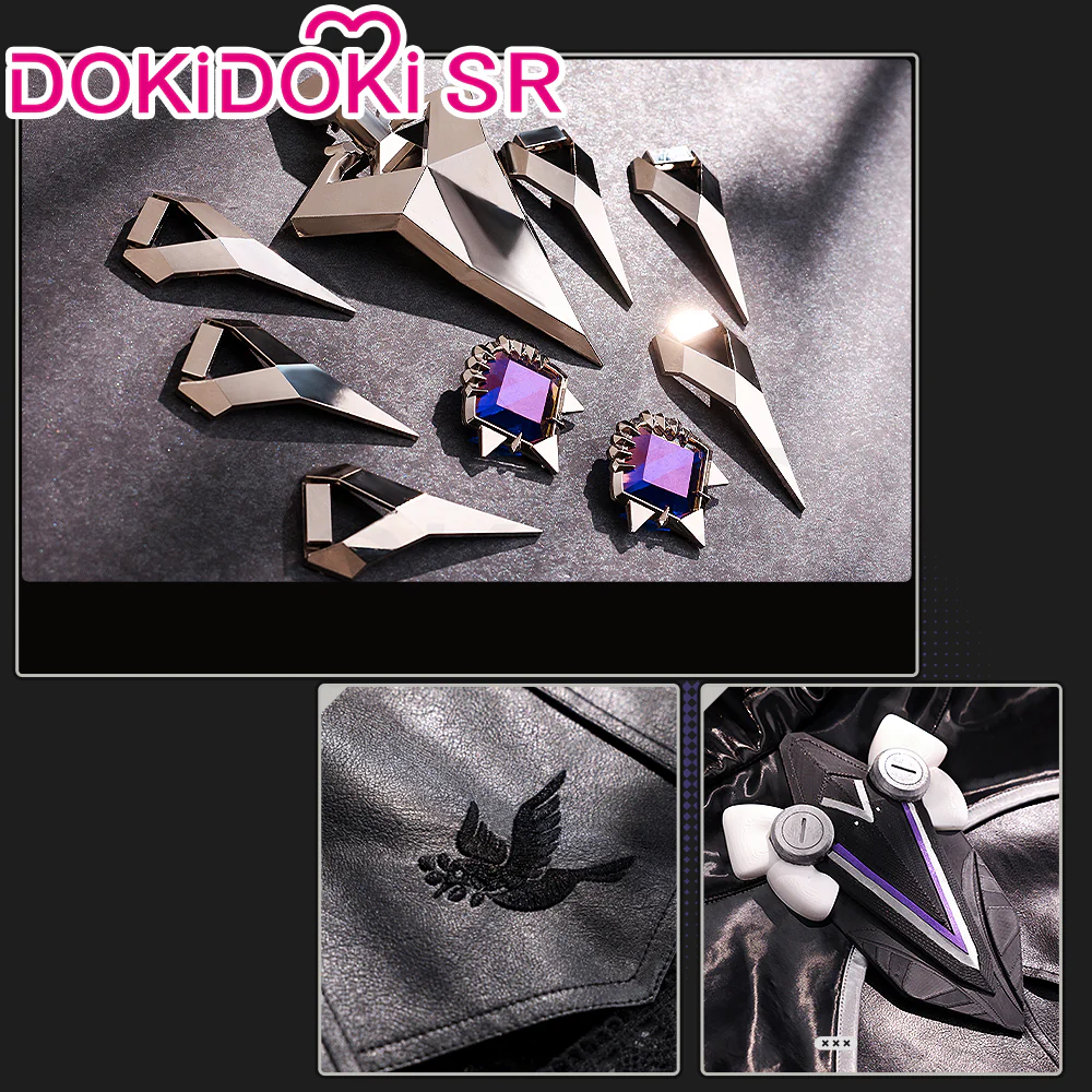 【Ready For Ship】【Glowing】DokiDoki-SR Game Zenless Zone Zero Cosplay Vivian Costume Vampire Girl ZZZ - Image 5