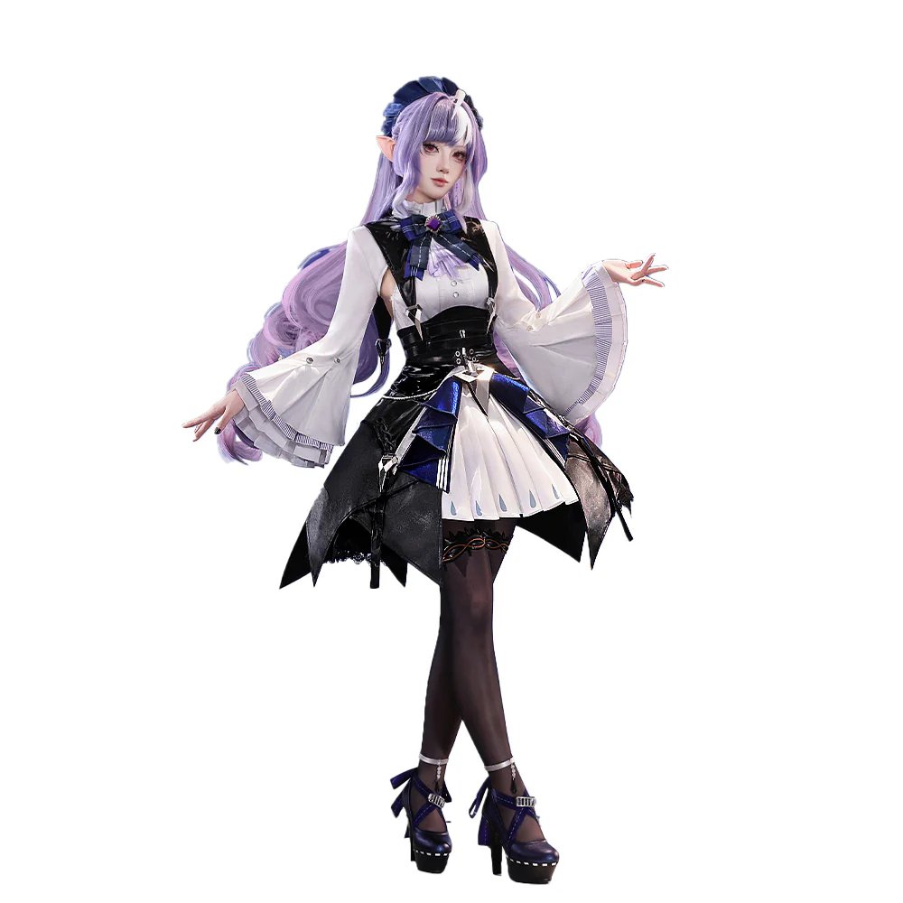 【Ready For Ship】【Glowing】DokiDoki-SR Game Zenless Zone Zero Cosplay Vivian Costume Vampire Girl ZZZ - Image 6