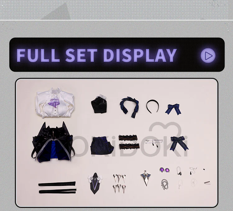 【Ready For Ship】【Glowing】DokiDoki-SR Game Zenless Zone Zero Cosplay Vivian Costume Vampire Girl ZZZ - Image 7
