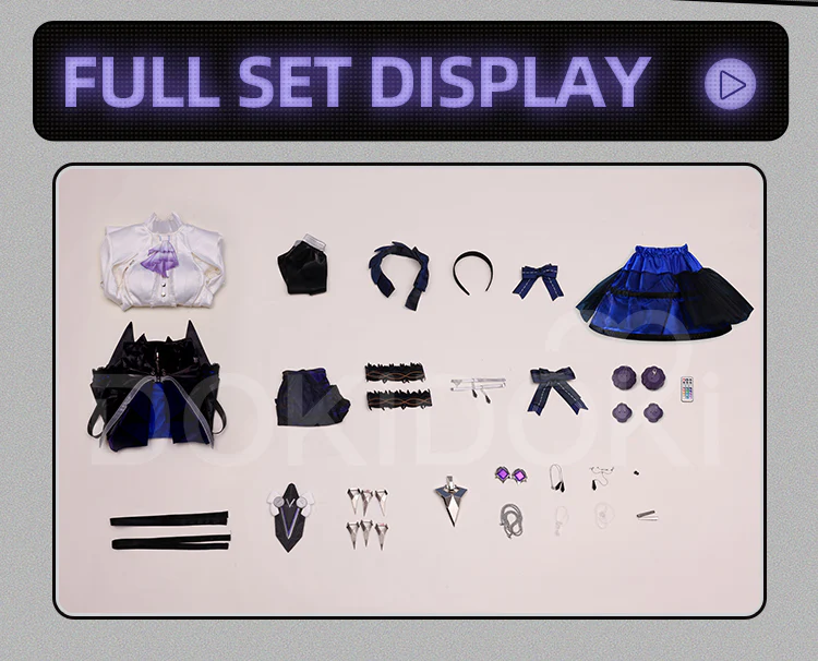 【Ready For Ship】【Glowing】DokiDoki-SR Game Zenless Zone Zero Cosplay Vivian Costume Vampire Girl ZZZ - Image 8
