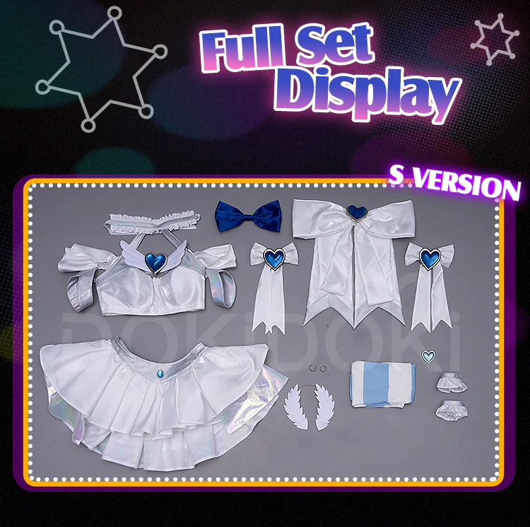 【Size S-3XL】DokiDoki-SR Anime Cosplay Angel Battle Costume Season 2 - Image 11