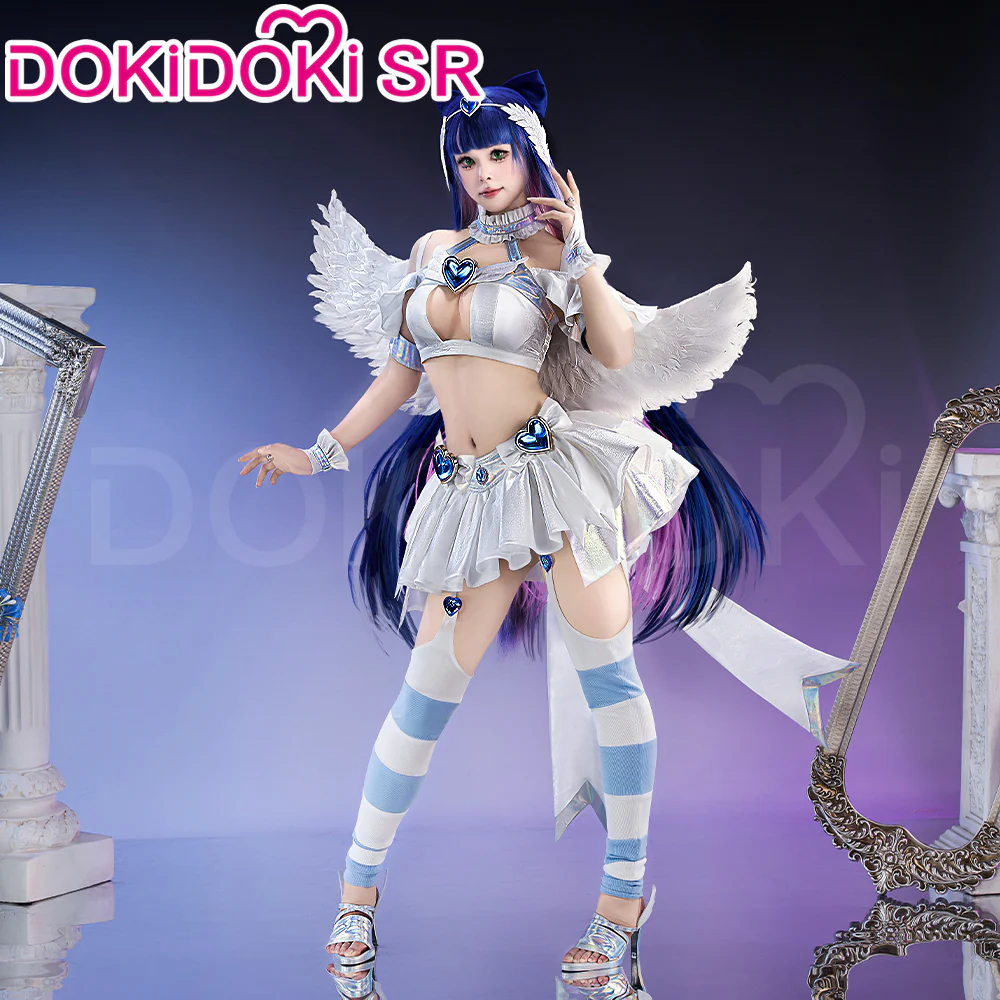 【Size S-3XL】DokiDoki-SR Anime Cosplay Angel Battle Costume Season 2 - Image 4