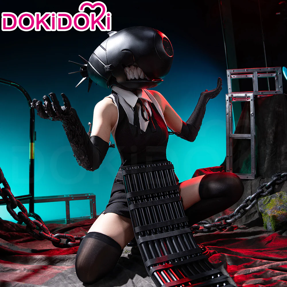 【Partial Ready For Ship】DokiDoki Anime Cosplay Costume Long Gloves / Explosive Placement / Helmet Bomb Devil - Image 2