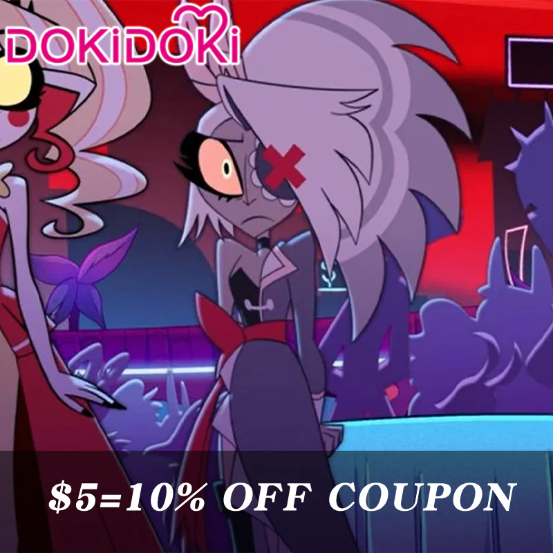 【Poll】$5 Deposit = 10% off Coupon DokiDoki Anime Hell Hotel Cosplay Party Outfit Costume Red Blue Dress - Image 8