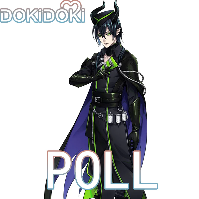 【Poll】$5 Deposit = 10% off Coupon DokiDoki Game Cosplay Costume Black Green Suit