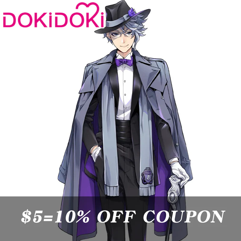【Poll】$5 Deposit = 10% off Coupon DokiDoki Game Cosplay Costume Black Purple Suit - Image 2
