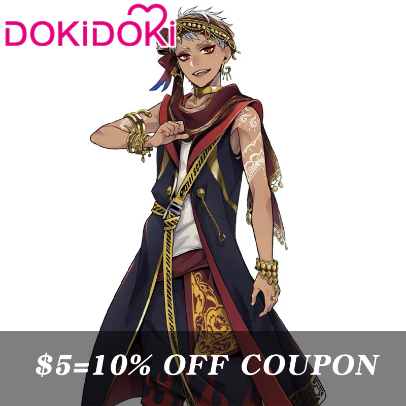 【Poll】$5 Deposit = 10% off Coupon DokiDoki Game Cosplay Costume Black Red Sleeveless Cloak - Image 2