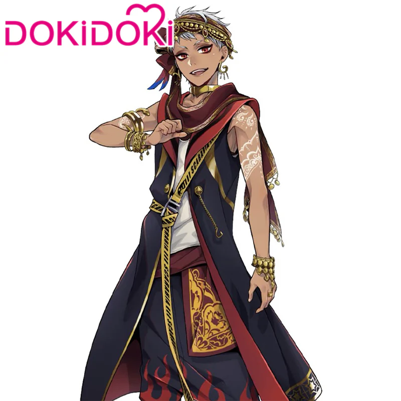 【Poll】$5 Deposit = 10% off Coupon DokiDoki Game Cosplay Costume Black Red Sleeveless Cloak - Image 3