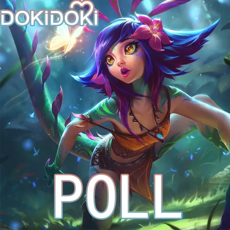 【POLL】$5 Deposit =10% OFF Coupon DokiDoki Game Cosplay Costume Curiouss Chameleonn