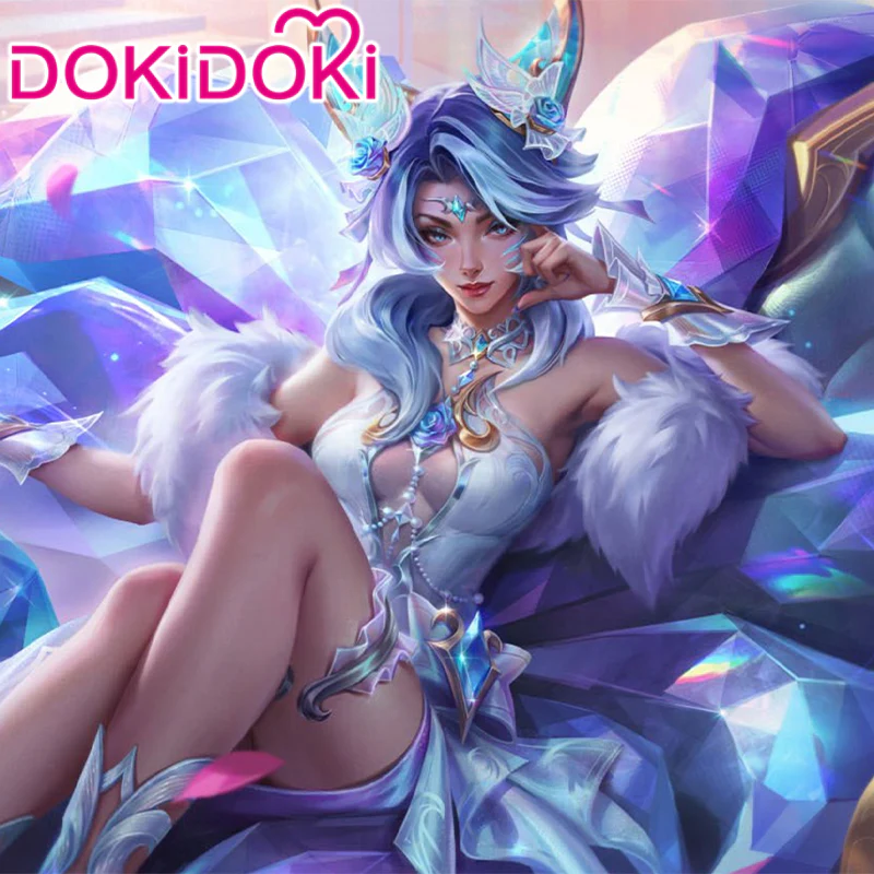 $5 Deposit =10% off Coupon DokiDoki Game Cosplay Crystal Rose Fox  Costume - Image 3
