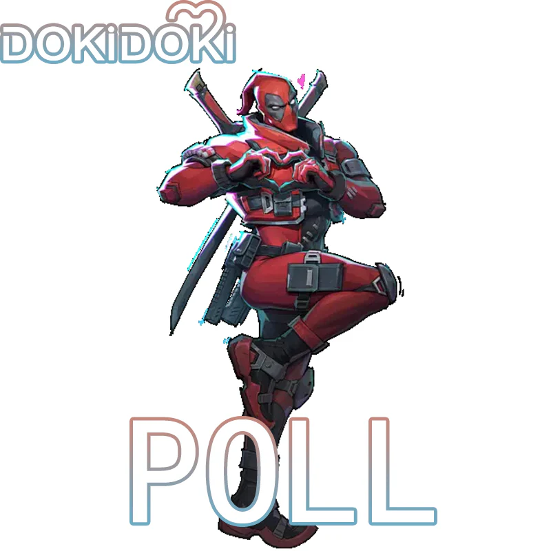 【POLL】$5 Deposit =10% OFF Coupon DokiDoki Game Cosplay Red Battle Suit