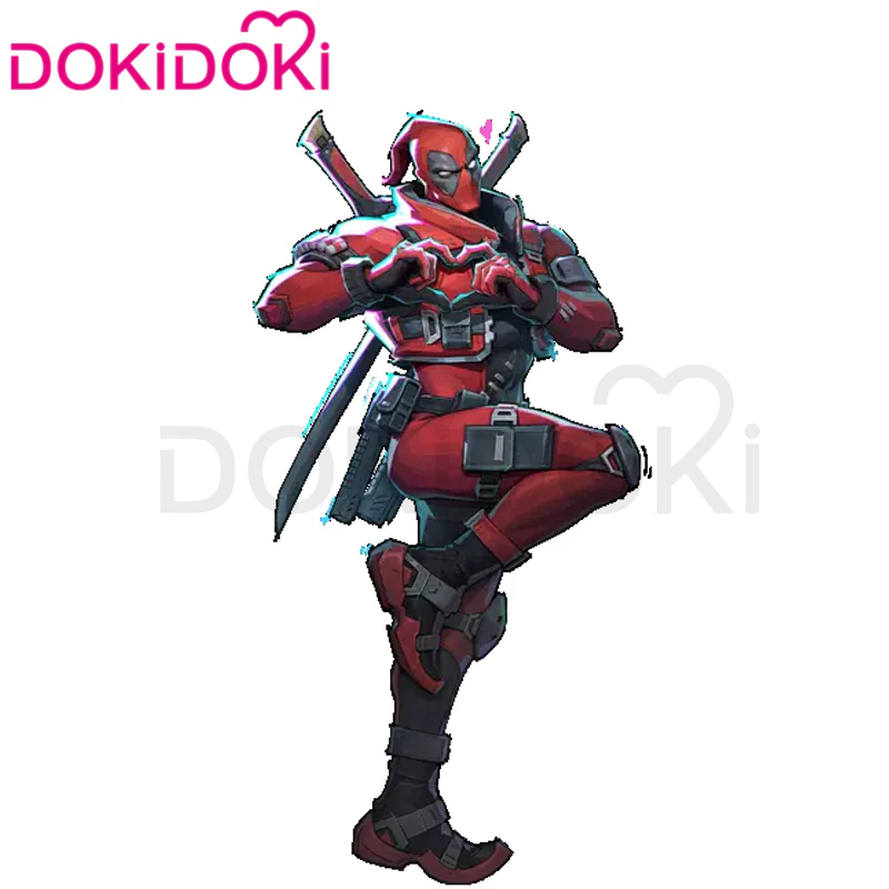 【POLL】$5 Deposit =10% OFF Coupon DokiDoki Game Cosplay Red Battle Suit - Image 3