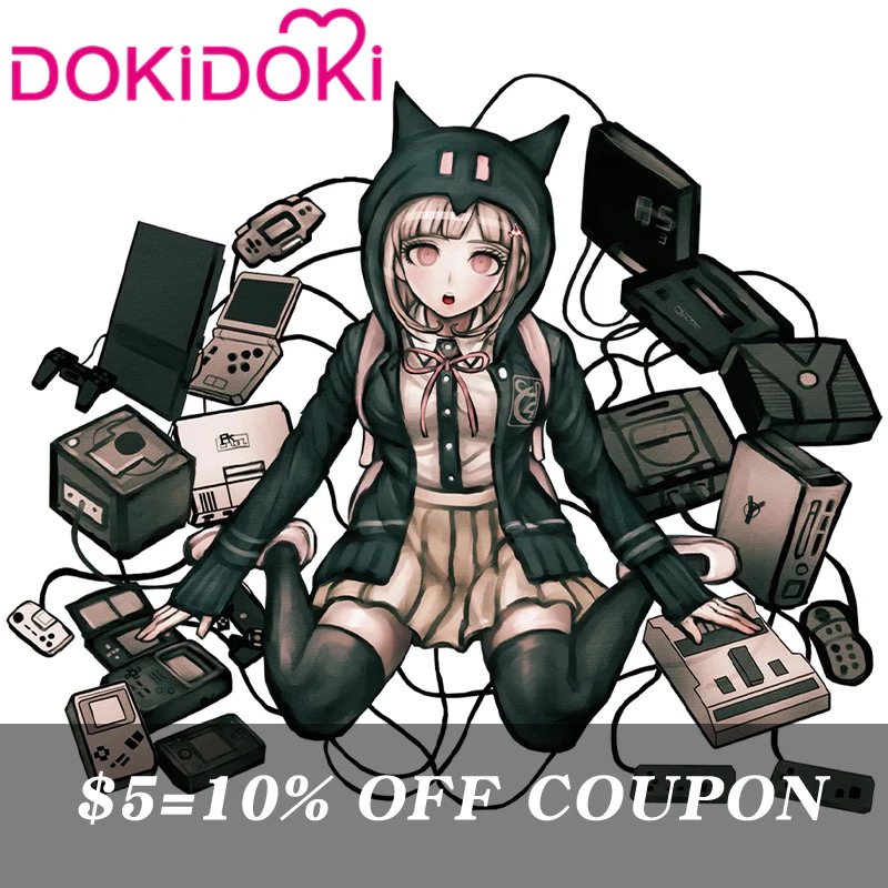 【Poll】$5 Deposit = 10% off Coupon DokiDoki Game Cosplay Black Jacket School Uniform Costume - Image 2