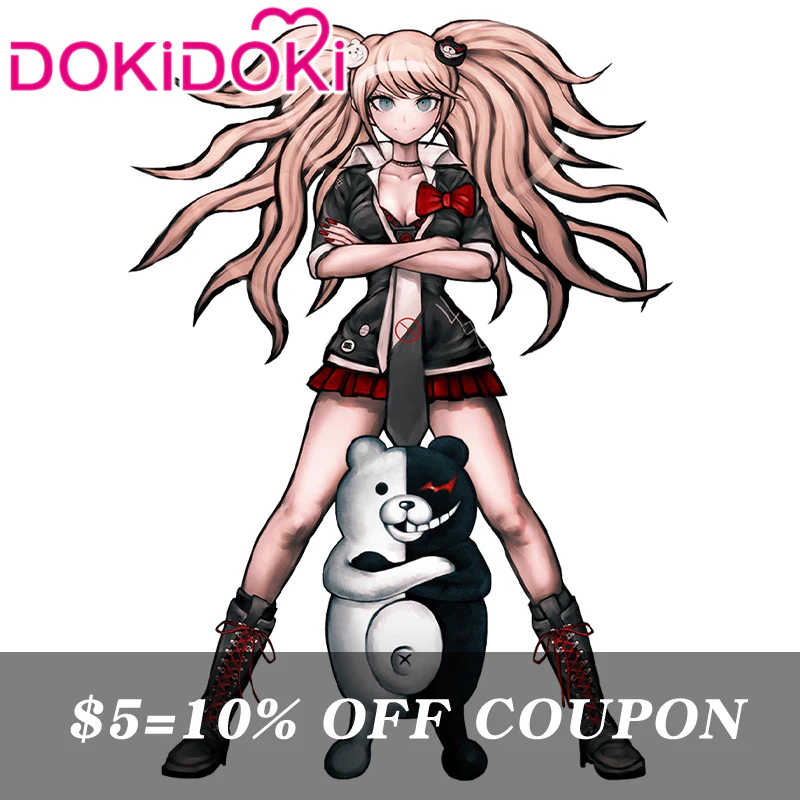 【Poll】$5 Deposit = 10% off Coupon DokiDoki Game Cosplay Black Red Dress School Uniform Costume Halloween - Image 2