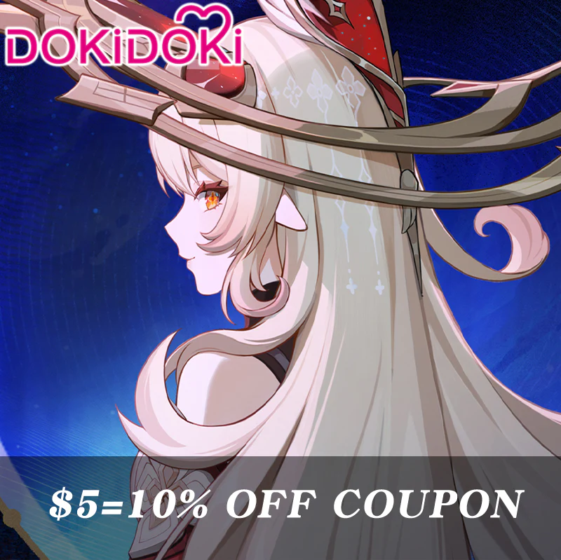【Confirmed】$5 Deposit =10% OFF Coupon DokiDoki Game Genshin Impact Cosplay Alice Costume Song of the Welkin Moon “ A ” Nod Krai