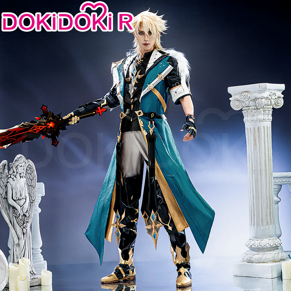 【Size XS-3XL】 DokiDoki-R Game Genshin Impact Cosplay Varka Costume / Knee Pads Song of the Welkin Moon Nod Krai - Image 2