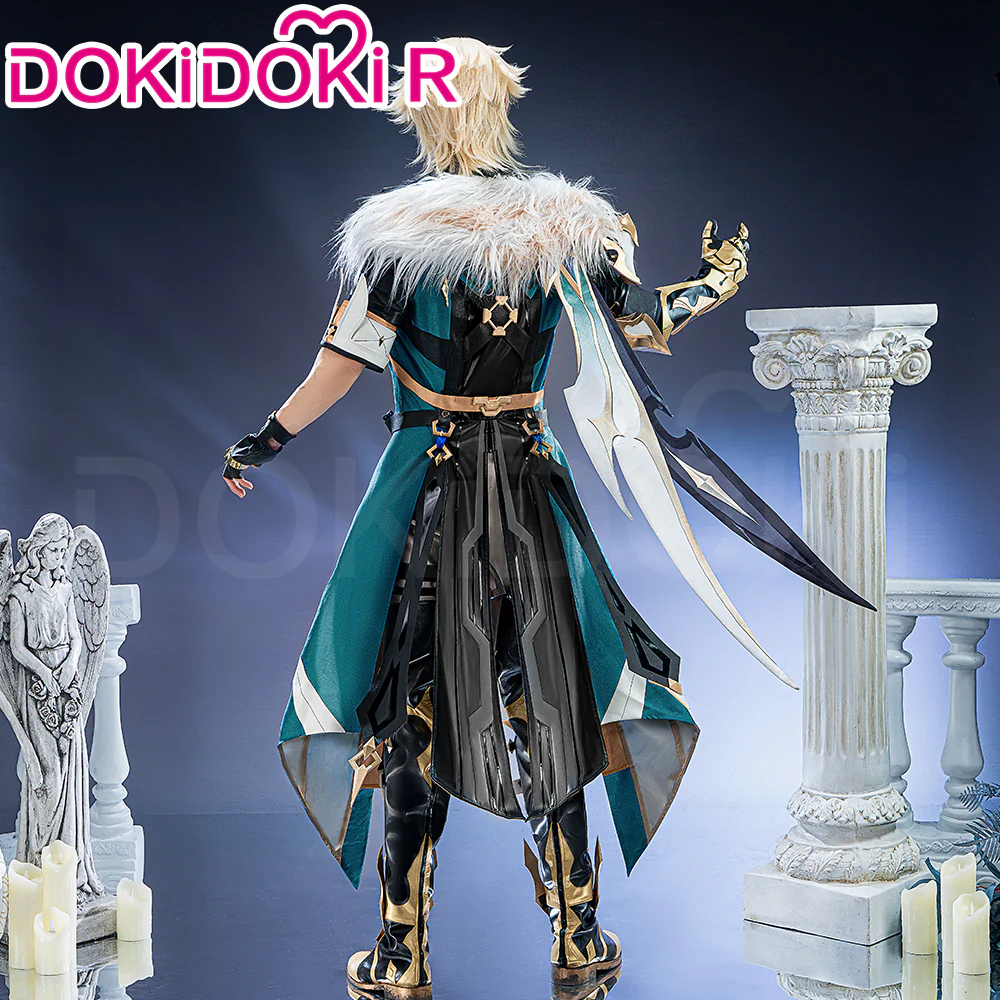 【Size XS-3XL】 DokiDoki-R Game Genshin Impact Cosplay Varka Costume / Knee Pads Song of the Welkin Moon Nod Krai - Image 3