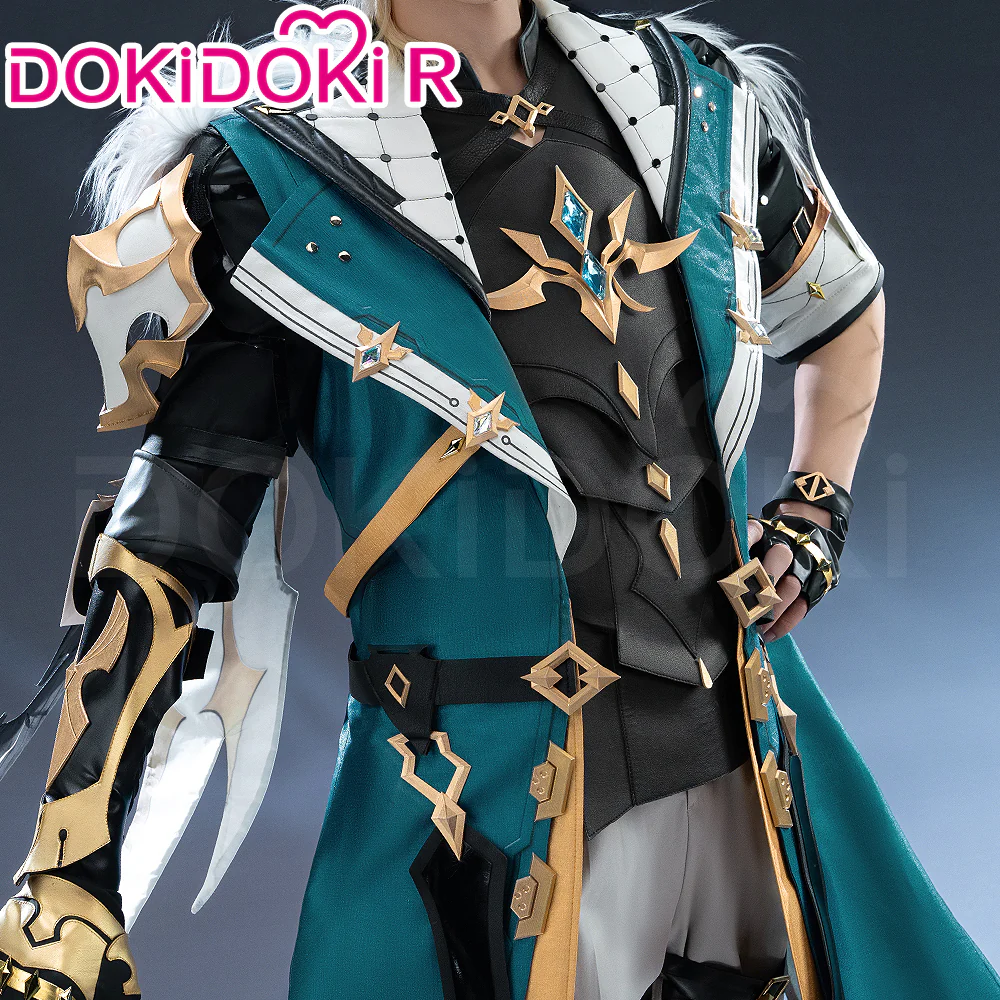 【Size XS-3XL】 DokiDoki-R Game Genshin Impact Cosplay Varka Costume / Knee Pads Song of the Welkin Moon Nod Krai - Image 4