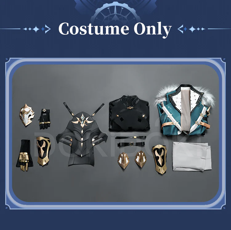 【Size XS-3XL】 DokiDoki-R Game Genshin Impact Cosplay Varka Costume / Knee Pads Song of the Welkin Moon Nod Krai - Image 5