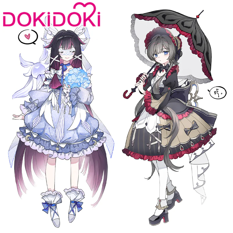 【POLL】$5 Deposit =10% OFF Coupon DokiDoki Game Genshin Impact Cosplay Marionette Sandrone / Columbina Costume Doujin - Image 3