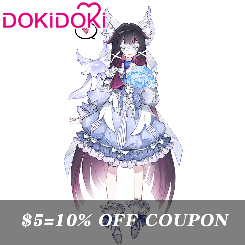 【POLL】$5 Deposit =10% OFF Coupon DokiDoki Game Genshin Impact Cosplay Marionette Sandrone / Columbina Costume Doujin - Image 5
