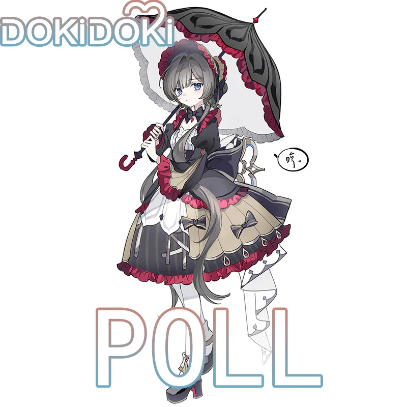 【POLL】$5 Deposit =10% OFF Coupon DokiDoki Game Genshin Impact Cosplay Marionette Sandrone / Columbina Costume Doujin - Image 7