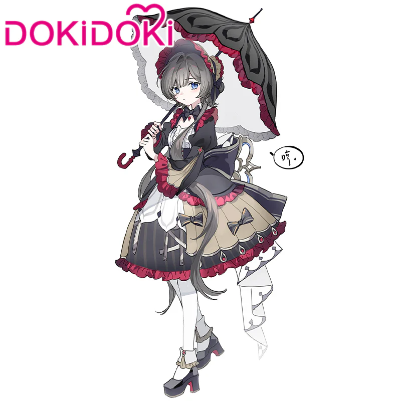 【POLL】$5 Deposit =10% OFF Coupon DokiDoki Game Genshin Impact Cosplay Marionette Sandrone / Columbina Costume Doujin - Image 9