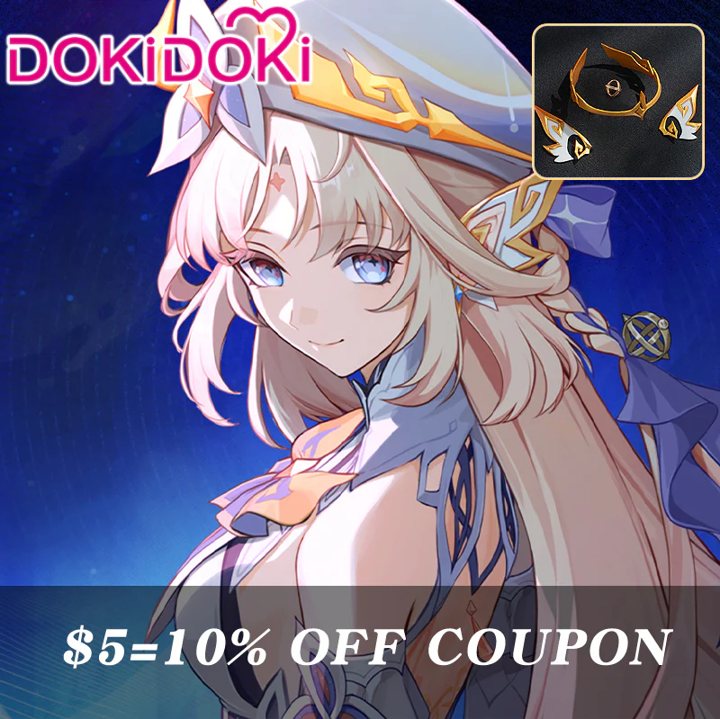 【Confirmed】$5 Deposit =10% OFF Coupon DokiDoki Game Genshin Impact Cosplay Nicole Reeyn Costume Song of the Welkin Moon " N " Nod Krai