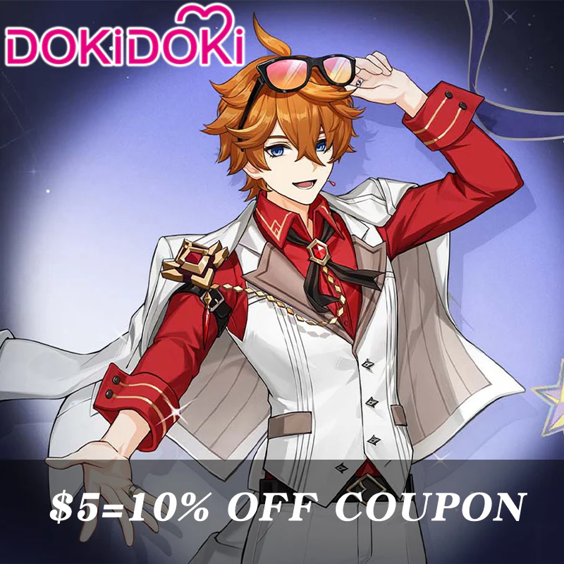 【Poll】$5 Deposit = 10% off Coupon  DokiDoki Game Genshin Impact x FES Cosplay Tartaglia Costume Song of the Welkin Moon Nod Krai - Image 2