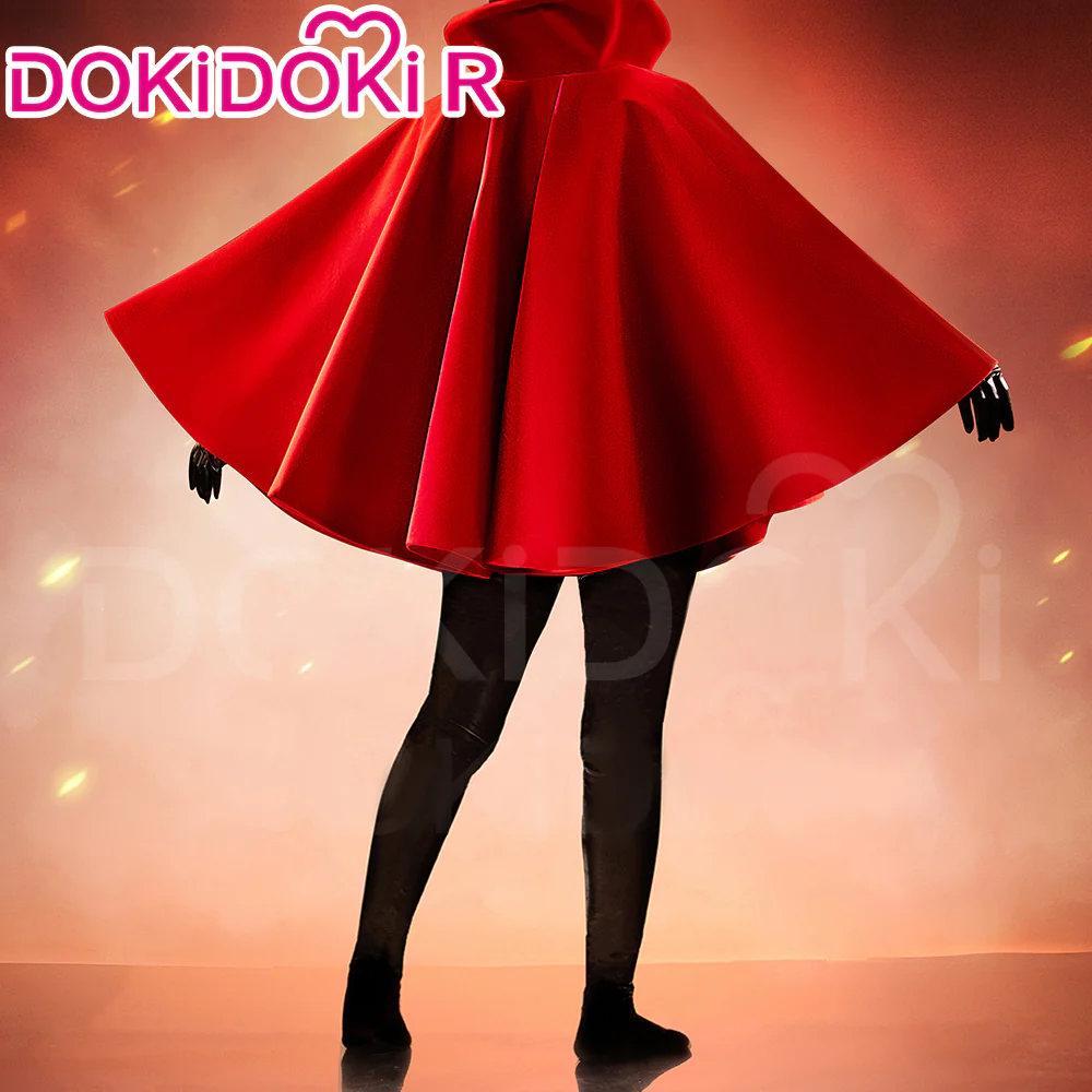 【Partially Ready For Ship】【Size S-3XL】DokiDoki-R Game Season 2 Cosplay Red Costume Cloak Body Suit / Mask / Prop - Image 3
