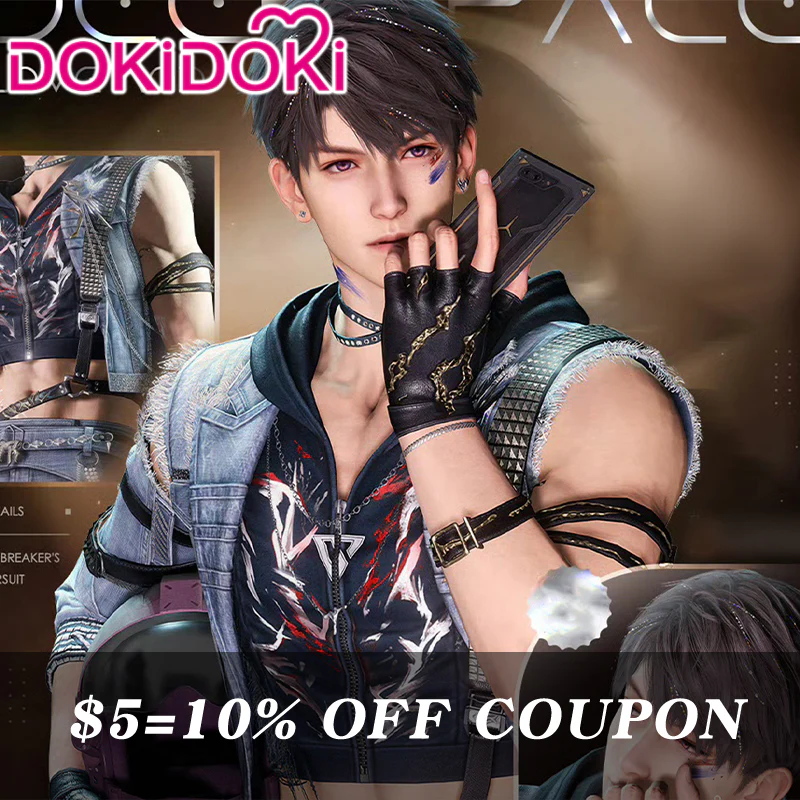 【Poll】$5 Deposit = 10% off Coupon DokiDoki Game Love And Deepspace Cosplay Caleb Passionate Overload Costume Protagonist MC Heart Beats Ablaze - Image 9