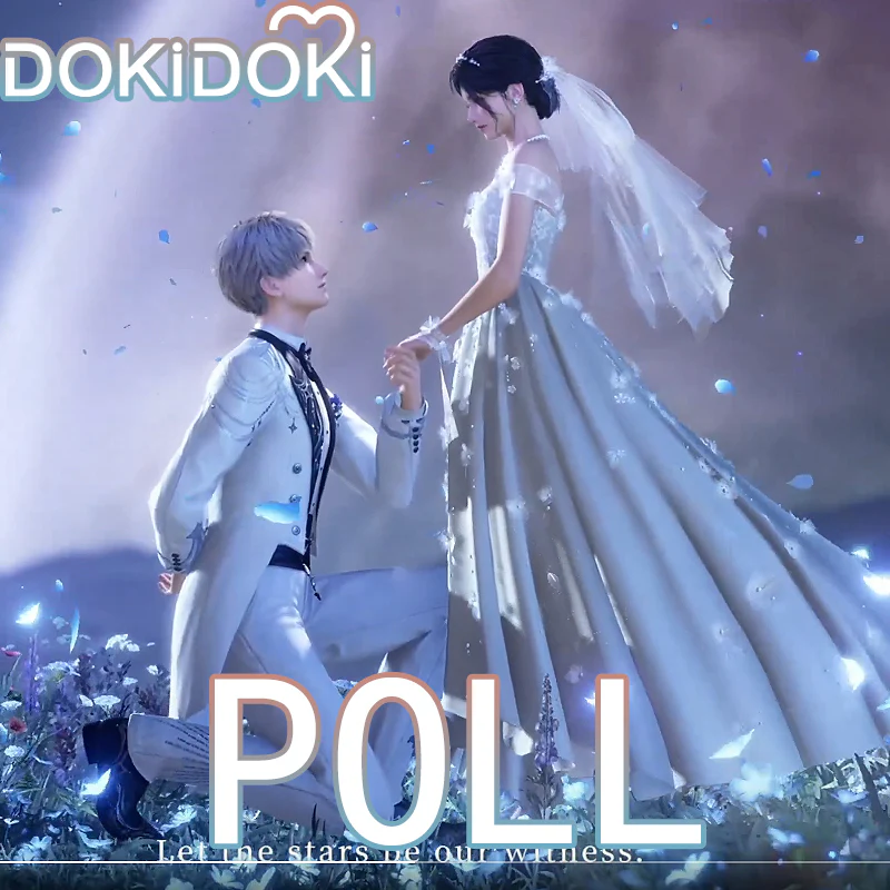 【Confirmed】$5 Deposit = 10% off Coupon DokiDoki Game Love And Deepspace Cosplay Protagonist MC Xavier Costume Starfall Sanctuary Wedding Dress
